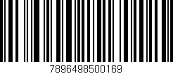 Código de barras (EAN, GTIN, SKU, ISBN): '7896498500169'