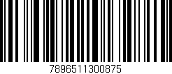 Código de barras (EAN, GTIN, SKU, ISBN): '7896511300875'