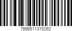 Código de barras (EAN, GTIN, SKU, ISBN): '7896511315282'