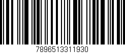 Código de barras (EAN, GTIN, SKU, ISBN): '7896513311930'