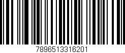 Código de barras (EAN, GTIN, SKU, ISBN): '7896513316201'