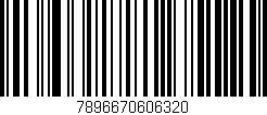 Código de barras (EAN, GTIN, SKU, ISBN): '7896670606320'