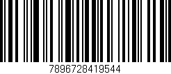 Código de barras (EAN, GTIN, SKU, ISBN): '7896728419544'