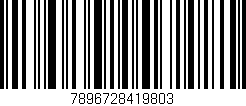 Código de barras (EAN, GTIN, SKU, ISBN): '7896728419803'