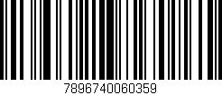 Código de barras (EAN, GTIN, SKU, ISBN): '7896740060359'