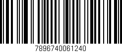 Código de barras (EAN, GTIN, SKU, ISBN): '7896740061240'