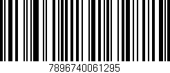 Código de barras (EAN, GTIN, SKU, ISBN): '7896740061295'