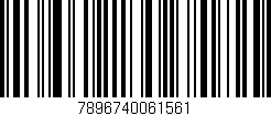 Código de barras (EAN, GTIN, SKU, ISBN): '7896740061561'