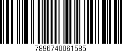 Código de barras (EAN, GTIN, SKU, ISBN): '7896740061585'