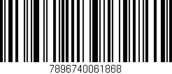 Código de barras (EAN, GTIN, SKU, ISBN): '7896740061868'