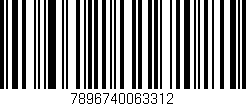 Código de barras (EAN, GTIN, SKU, ISBN): '7896740063312'