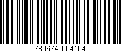 Código de barras (EAN, GTIN, SKU, ISBN): '7896740064104'
