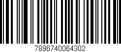 Código de barras (EAN, GTIN, SKU, ISBN): '7896740064302'