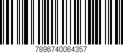 Código de barras (EAN, GTIN, SKU, ISBN): '7896740064357'