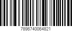 Código de barras (EAN, GTIN, SKU, ISBN): '7896740064821'