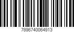 Código de barras (EAN, GTIN, SKU, ISBN): '7896740064913'