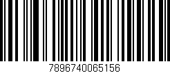 Código de barras (EAN, GTIN, SKU, ISBN): '7896740065156'