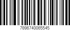 Código de barras (EAN, GTIN, SKU, ISBN): '7896740065545'