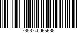 Código de barras (EAN, GTIN, SKU, ISBN): '7896740065668'