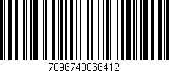 Código de barras (EAN, GTIN, SKU, ISBN): '7896740066412'