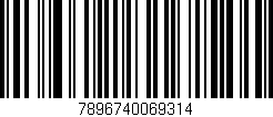 Código de barras (EAN, GTIN, SKU, ISBN): '7896740069314'