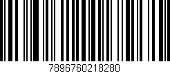 Código de barras (EAN, GTIN, SKU, ISBN): '7896760218280'