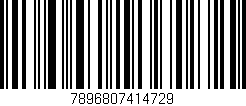 Código de barras (EAN, GTIN, SKU, ISBN): '7896807414729'