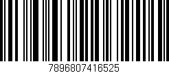 Código de barras (EAN, GTIN, SKU, ISBN): '7896807416525'
