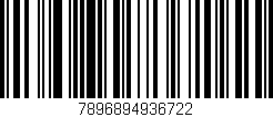Código de barras (EAN, GTIN, SKU, ISBN): '7896894936722'
