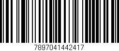 Código de barras (EAN, GTIN, SKU, ISBN): '7897041442417'