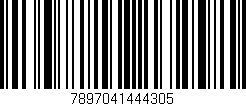 Código de barras (EAN, GTIN, SKU, ISBN): '7897041444305'