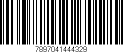 Código de barras (EAN, GTIN, SKU, ISBN): '7897041444329'