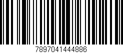 Código de barras (EAN, GTIN, SKU, ISBN): '7897041444886'