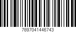 Código de barras (EAN, GTIN, SKU, ISBN): '7897041446743'