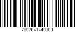 Código de barras (EAN, GTIN, SKU, ISBN): '7897041449300'