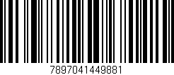 Código de barras (EAN, GTIN, SKU, ISBN): '7897041449881'