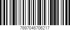 Código de barras (EAN, GTIN, SKU, ISBN): '7897046706217'