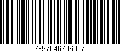 Código de barras (EAN, GTIN, SKU, ISBN): '7897046706927'