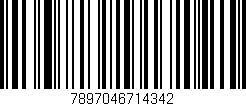 Código de barras (EAN, GTIN, SKU, ISBN): '7897046714342'