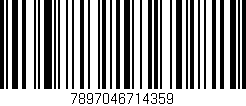 Código de barras (EAN, GTIN, SKU, ISBN): '7897046714359'