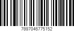 Código de barras (EAN, GTIN, SKU, ISBN): '7897046775152'