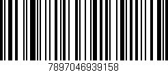 Código de barras (EAN, GTIN, SKU, ISBN): '7897046939158'