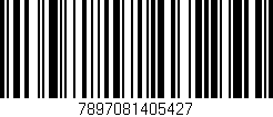Código de barras (EAN, GTIN, SKU, ISBN): '7897081405427'