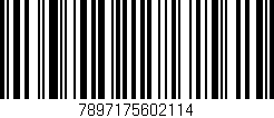 Código de barras (EAN, GTIN, SKU, ISBN): '7897175602114'