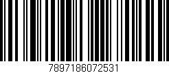 Código de barras (EAN, GTIN, SKU, ISBN): '7897186072531'
