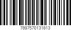 Código de barras (EAN, GTIN, SKU, ISBN): '7897570131813'