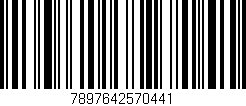 Código de barras (EAN, GTIN, SKU, ISBN): '7897642570441'