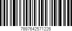 Código de barras (EAN, GTIN, SKU, ISBN): '7897642571226'