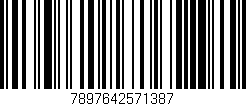 Código de barras (EAN, GTIN, SKU, ISBN): '7897642571387'
