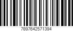 Código de barras (EAN, GTIN, SKU, ISBN): '7897642571394'